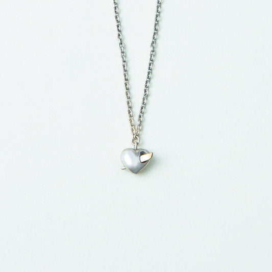 “Heart of glass” - Necklace - Silver