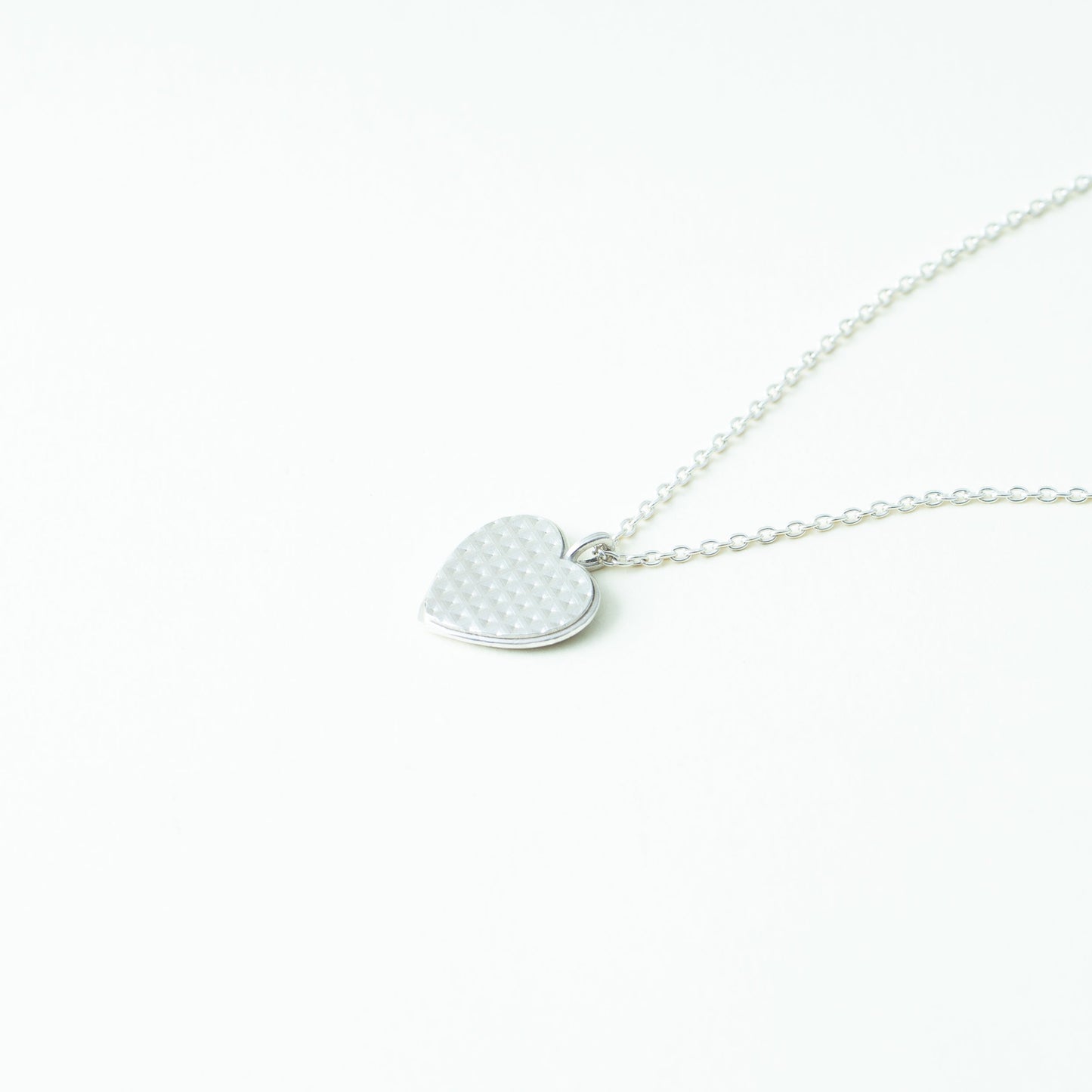 "Gingham Heart" - Necklace