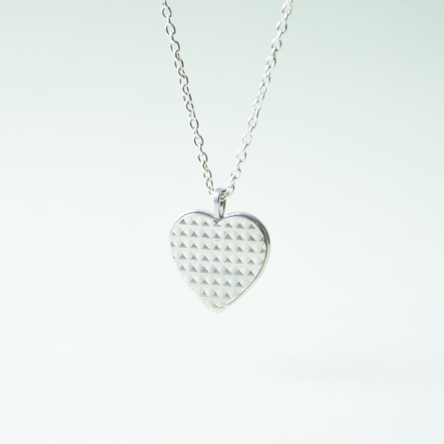 "Gingham Heart" - Necklace