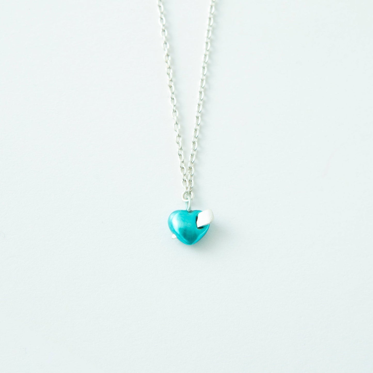 “Heart of glass” - Necklace - Blue