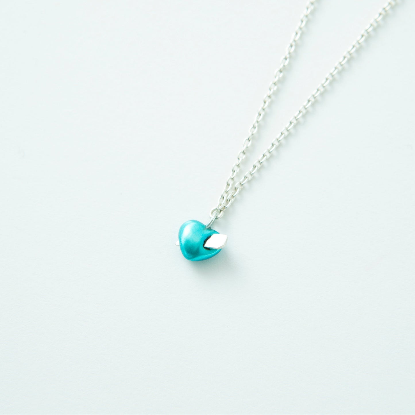 “Heart of glass” - Necklace - Blue