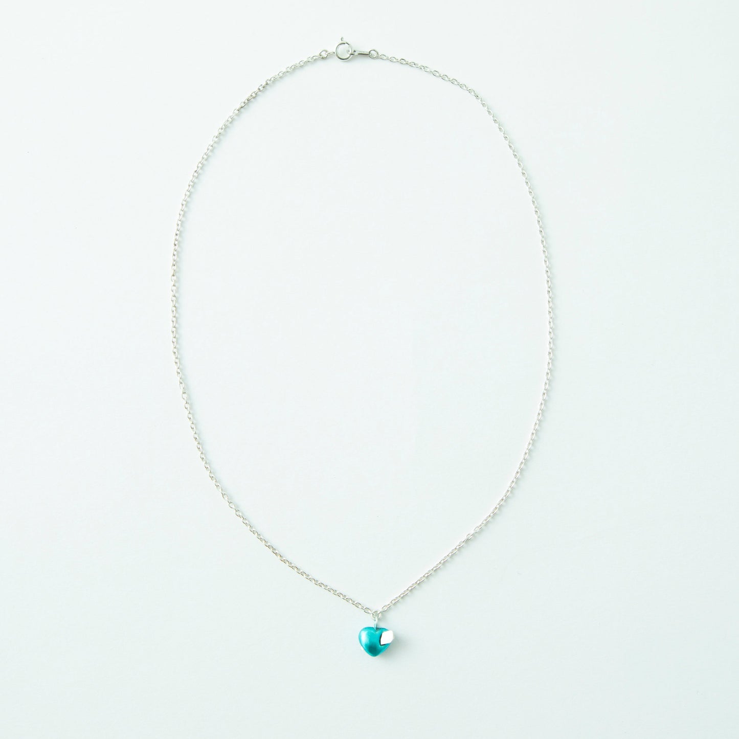 “Heart of glass” - Necklace - Blue