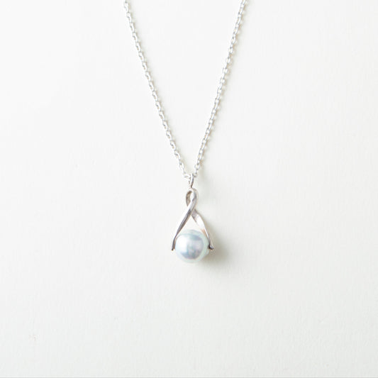 "Sandwich Pearl -Twist-" - Necklace