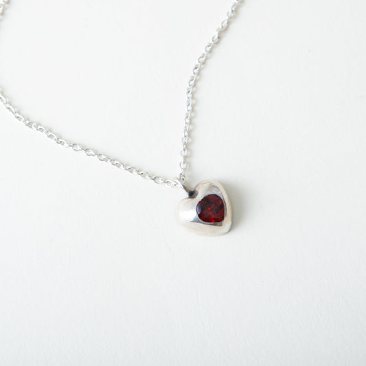 "Heart of Kind -Garnet-" - Necklace