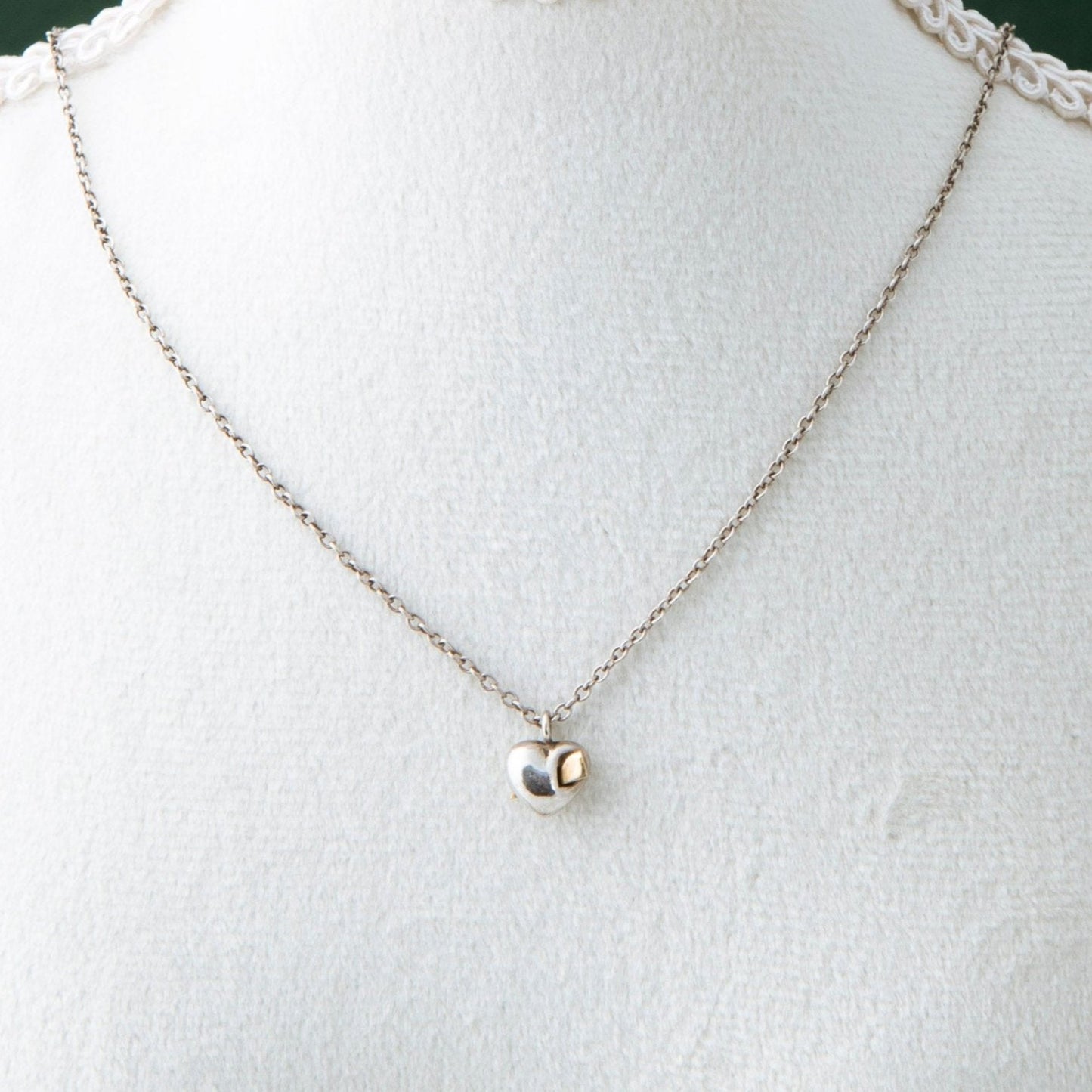 “Heart of glass” - Necklace - Silver