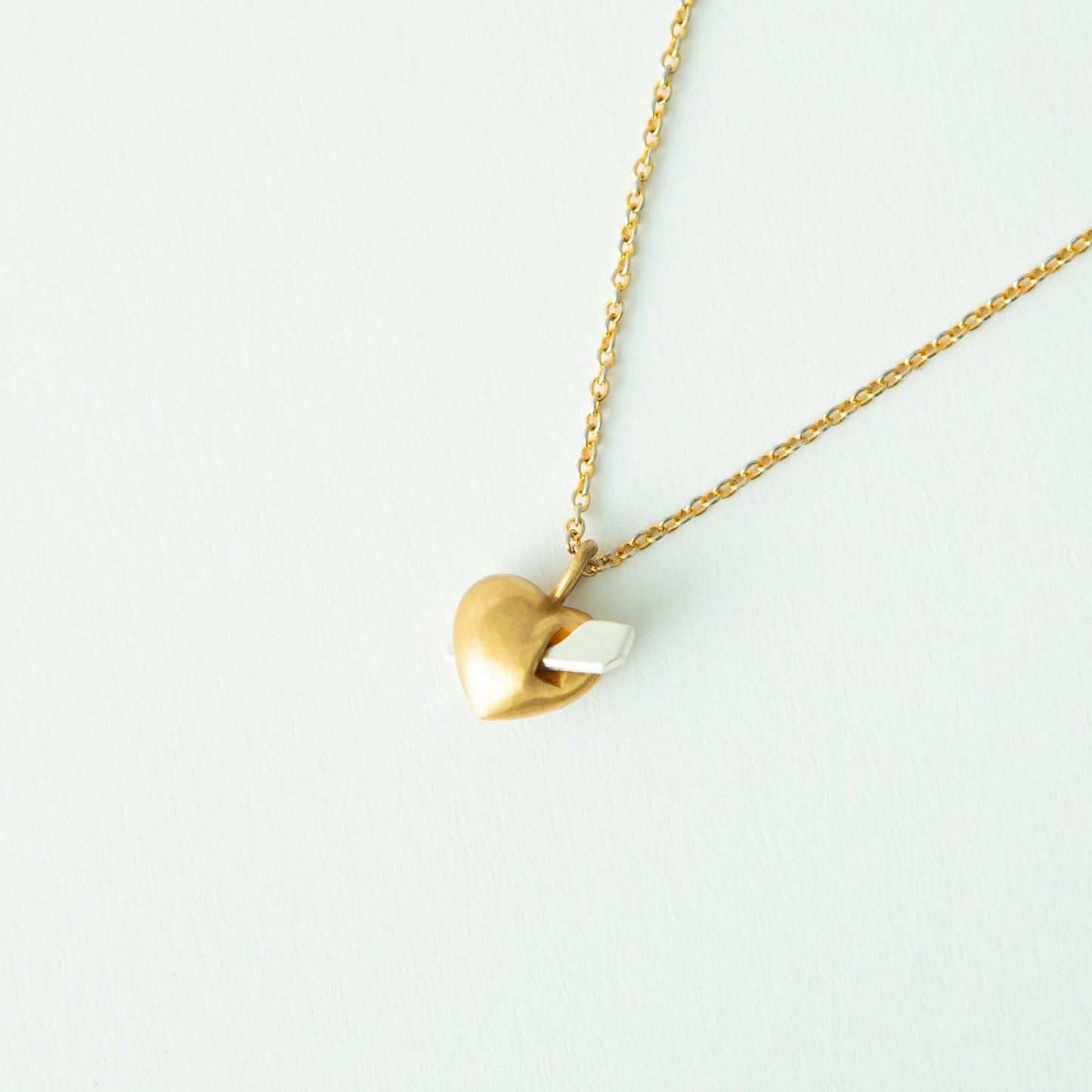 “Heart of glass” - Necklace〈Gold Series〉
