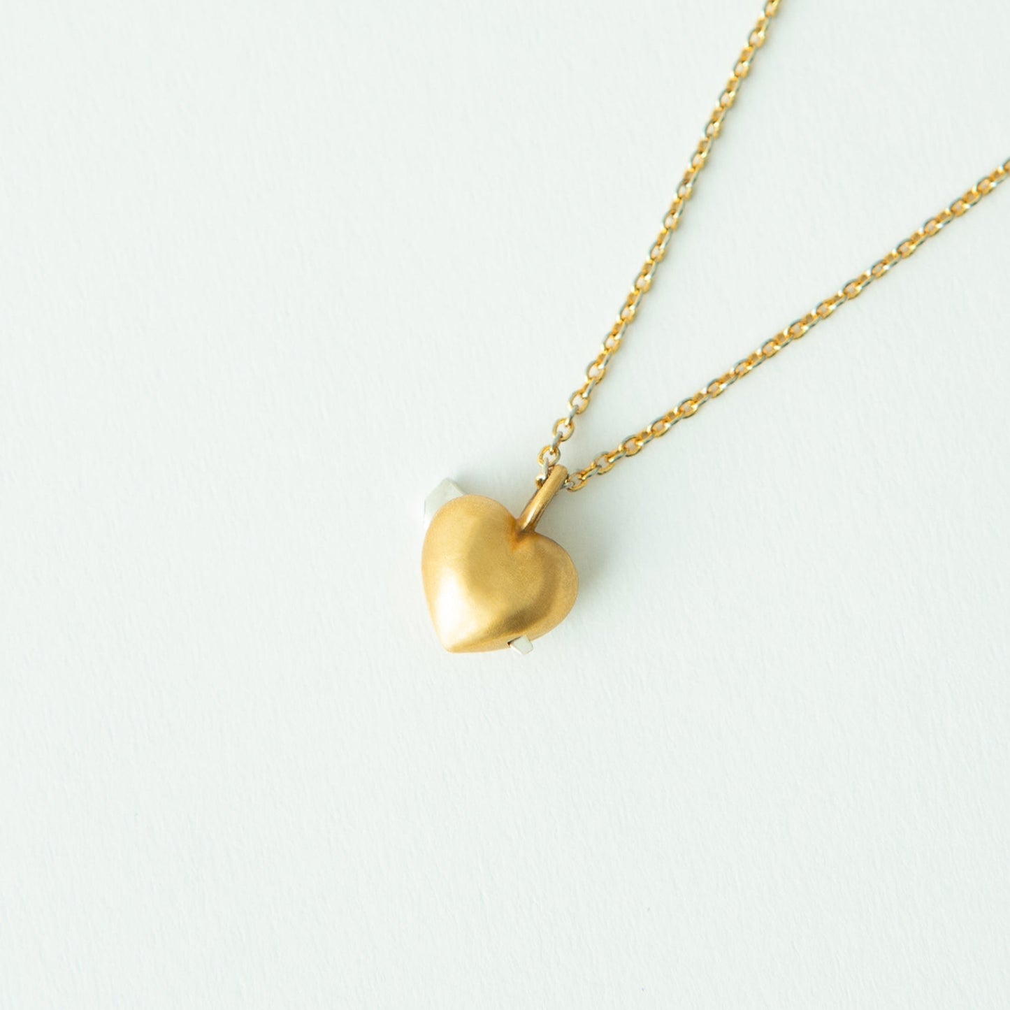 “Heart of glass” - Necklace〈Gold Series〉