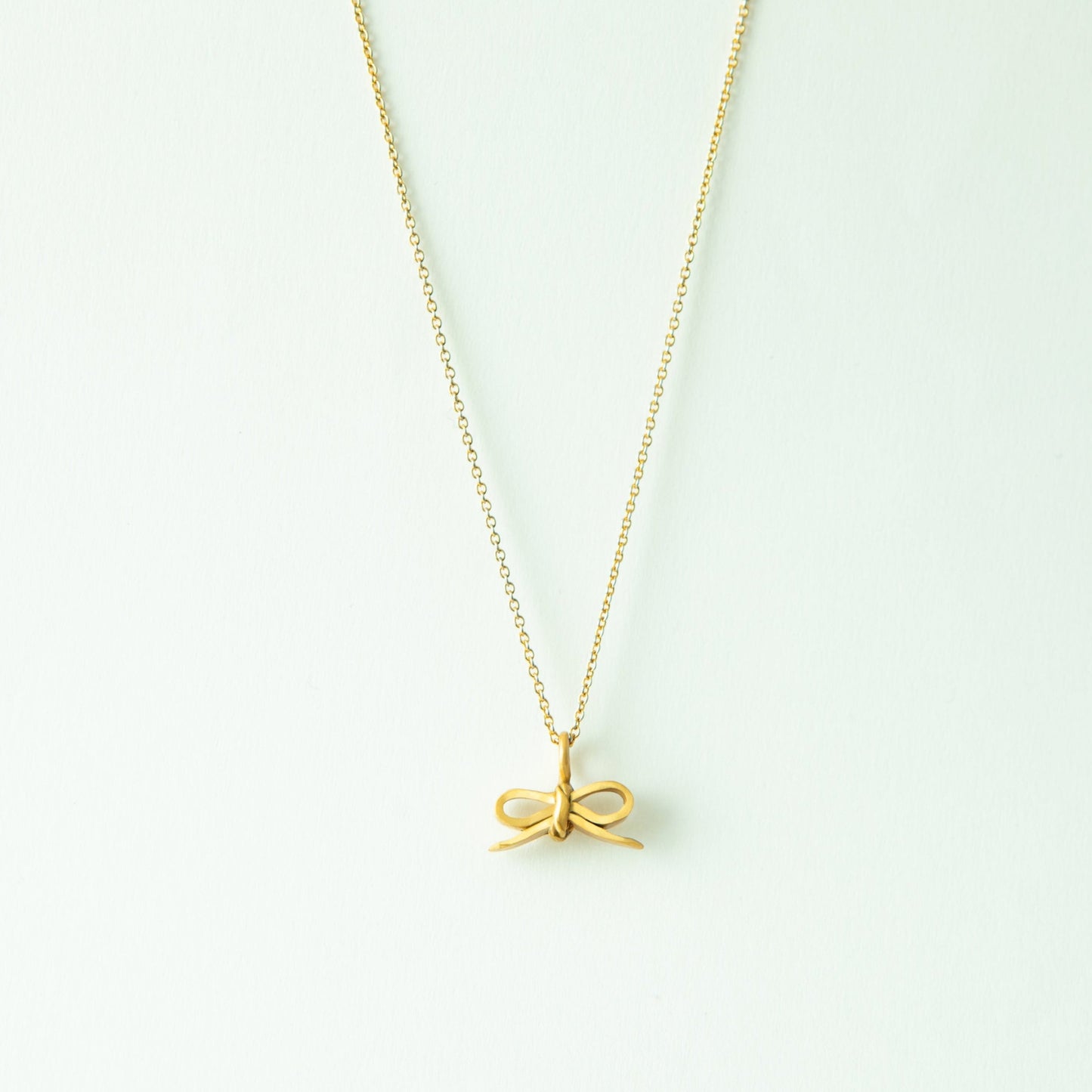 “Through the Ribbon” - Necklace & Pierce〈Gold Series〉