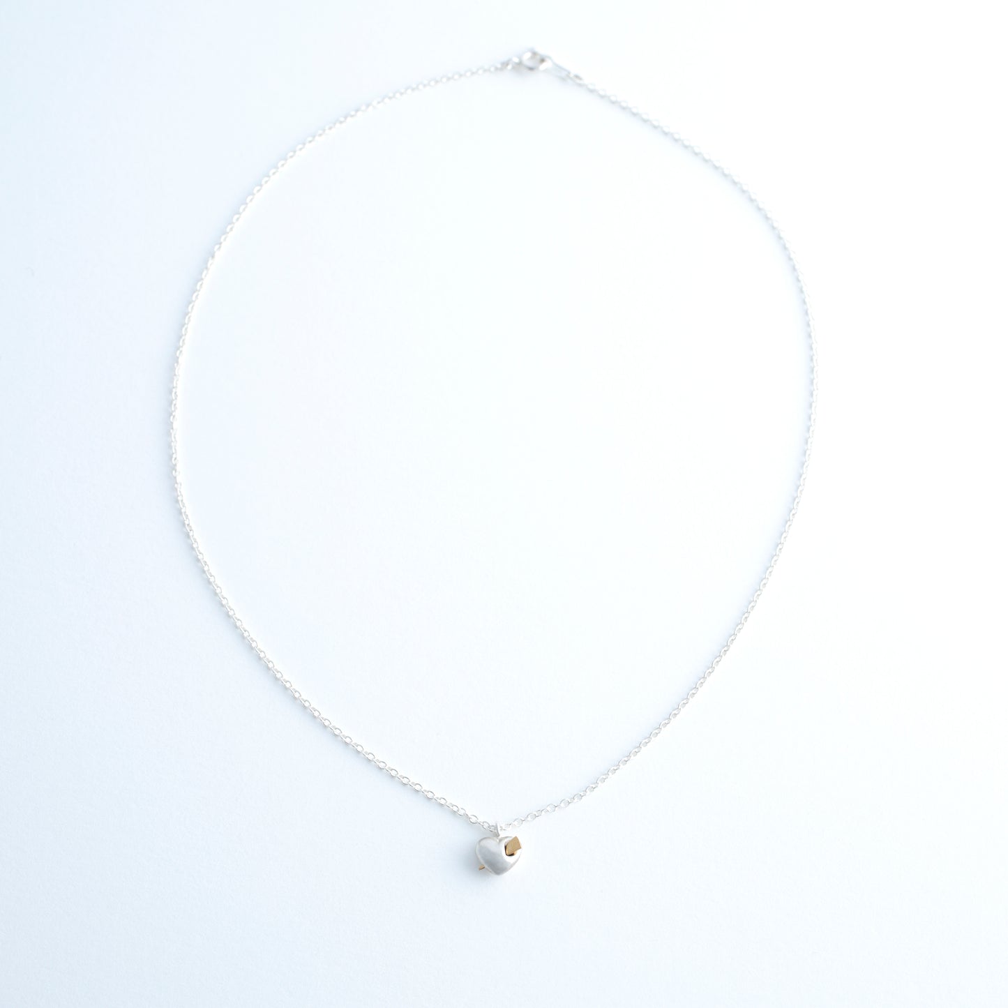 “Heart of glass” - Necklace - Silver
