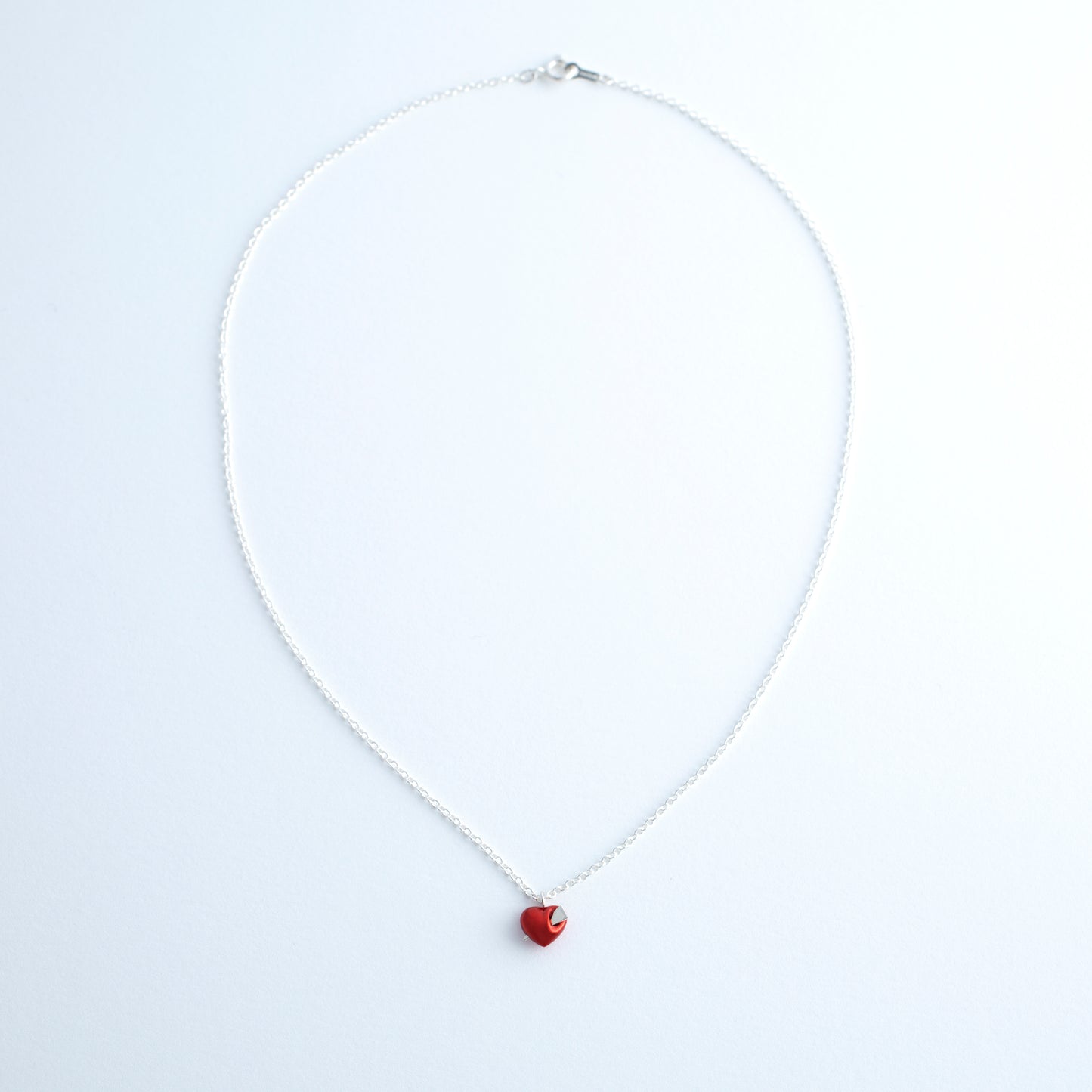 “Heart of glass” - Necklace - Red