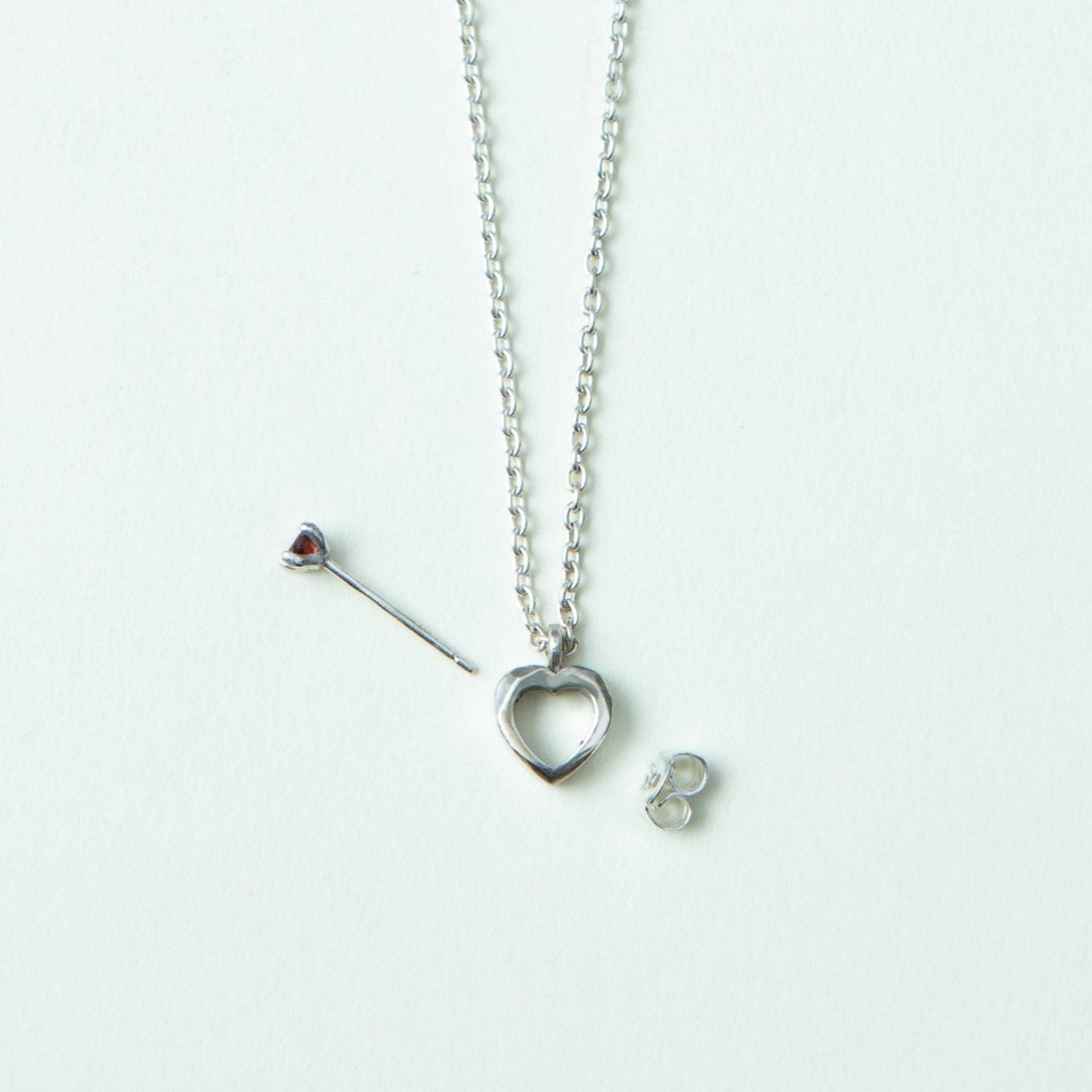 "Through the Heart" - Necklace&Pierce