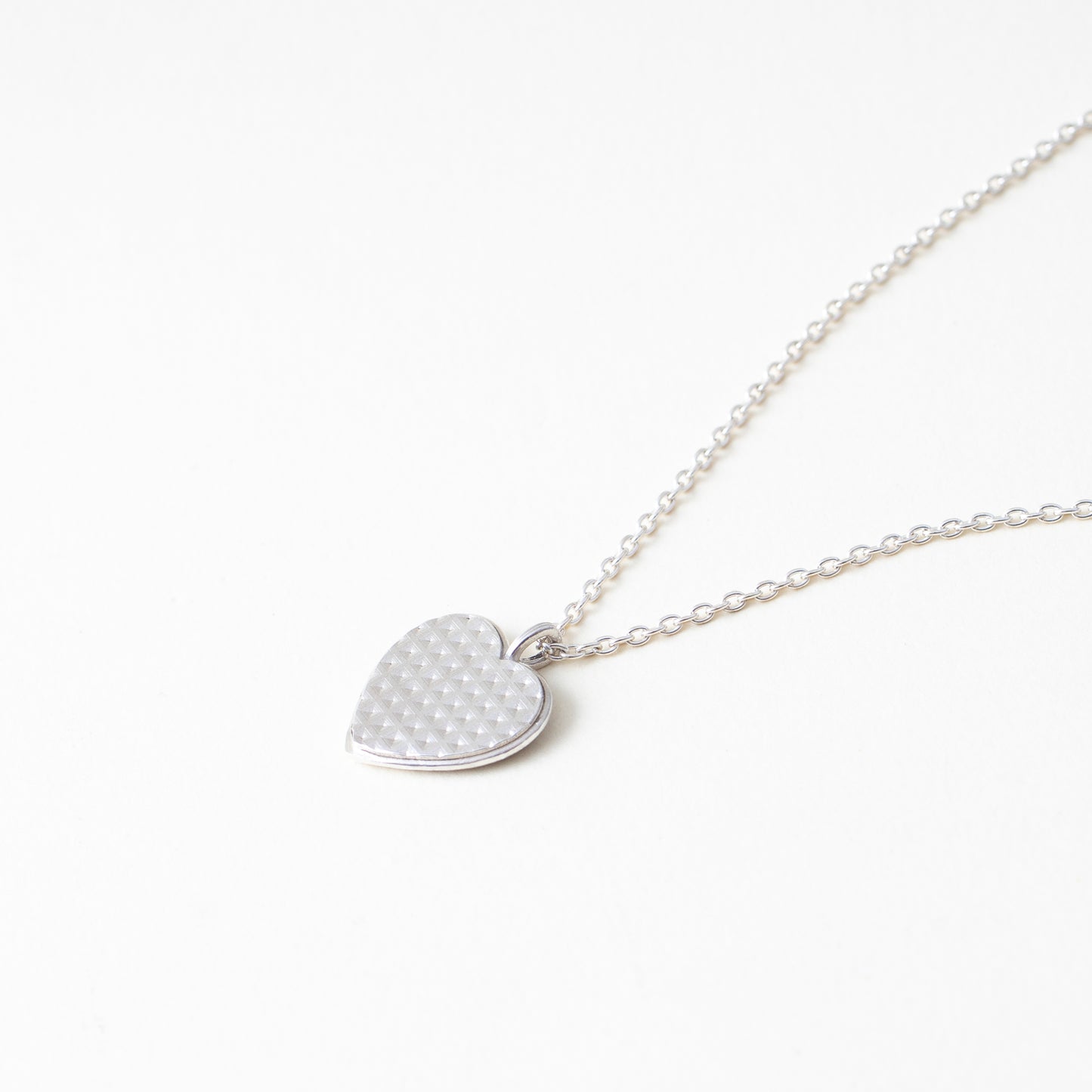 "Gingham Heart" - Necklace