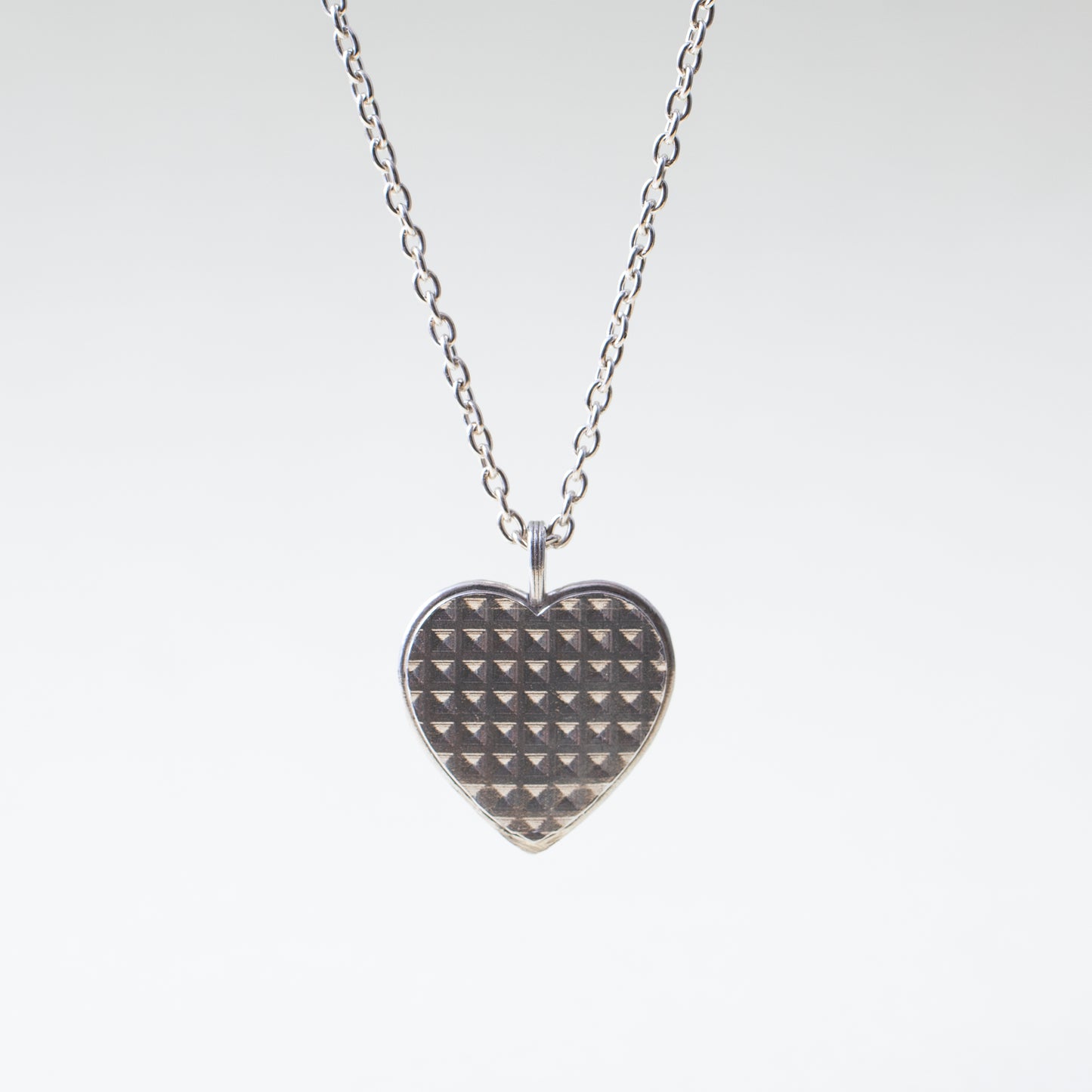 "Gingham Heart" - Necklace