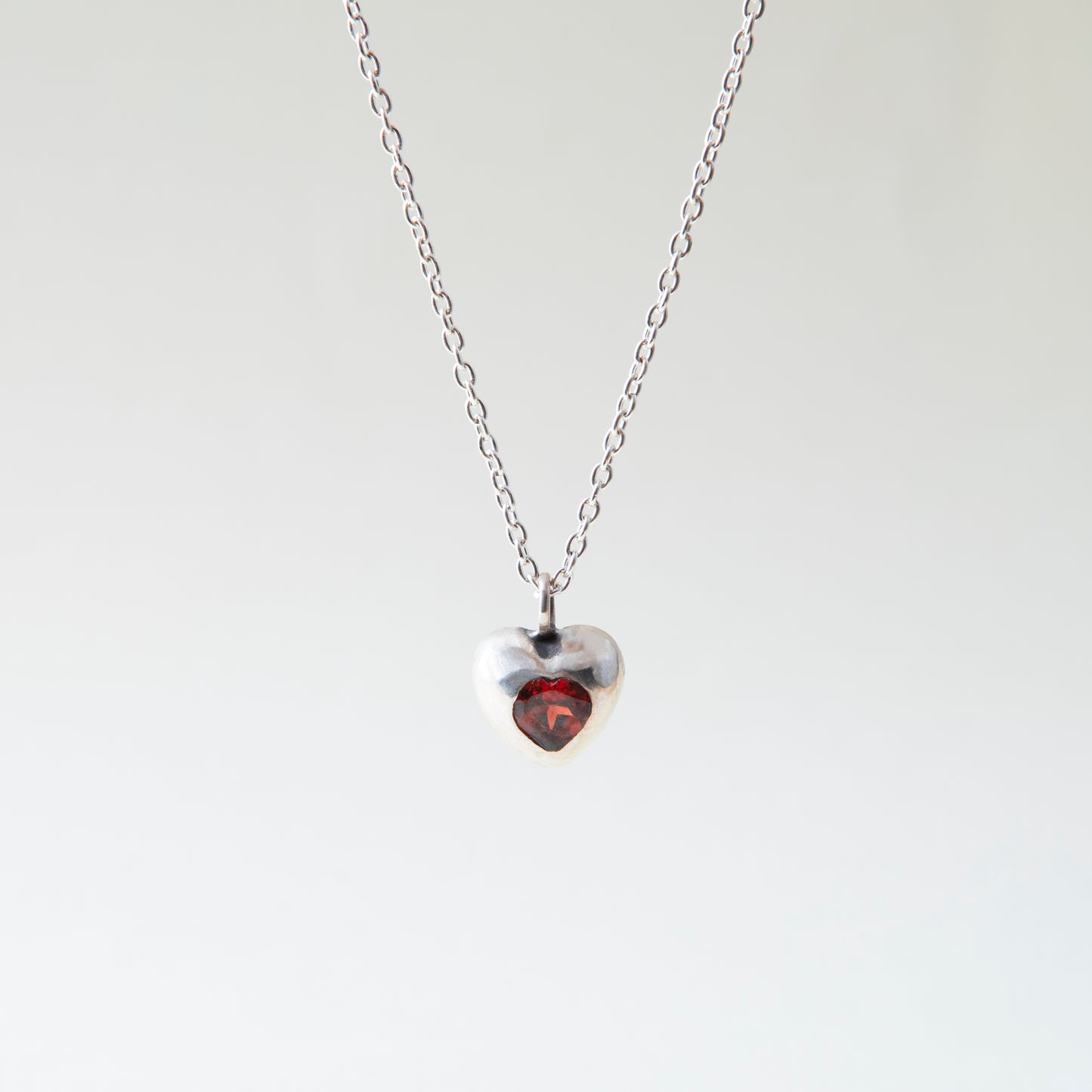 "Heart of Kind -Garnet-" - Necklace