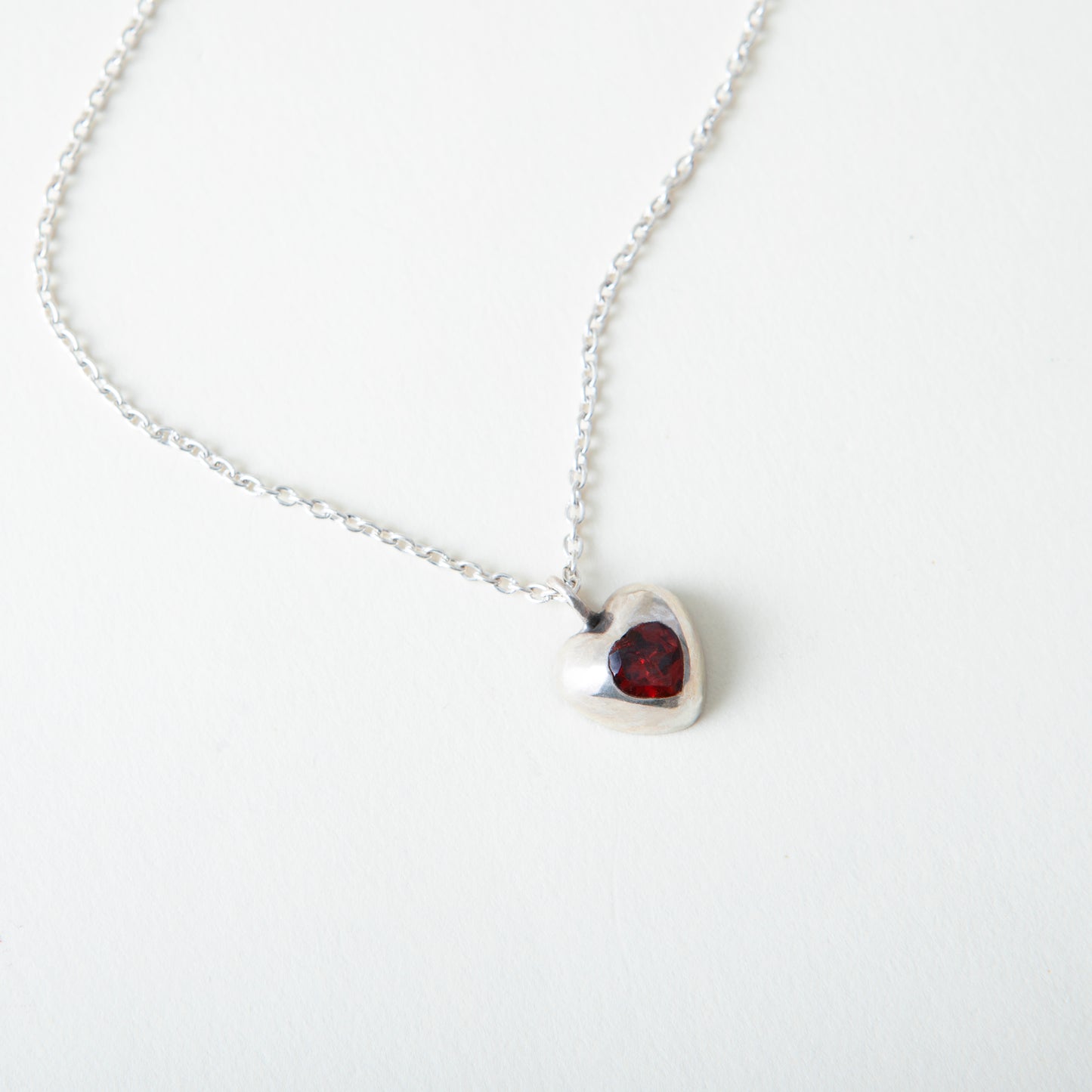 "Heart of Kind -Garnet-" - Necklace