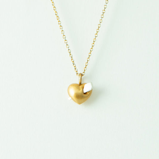 “Heart of glass” - Necklace〈Gold Series〉