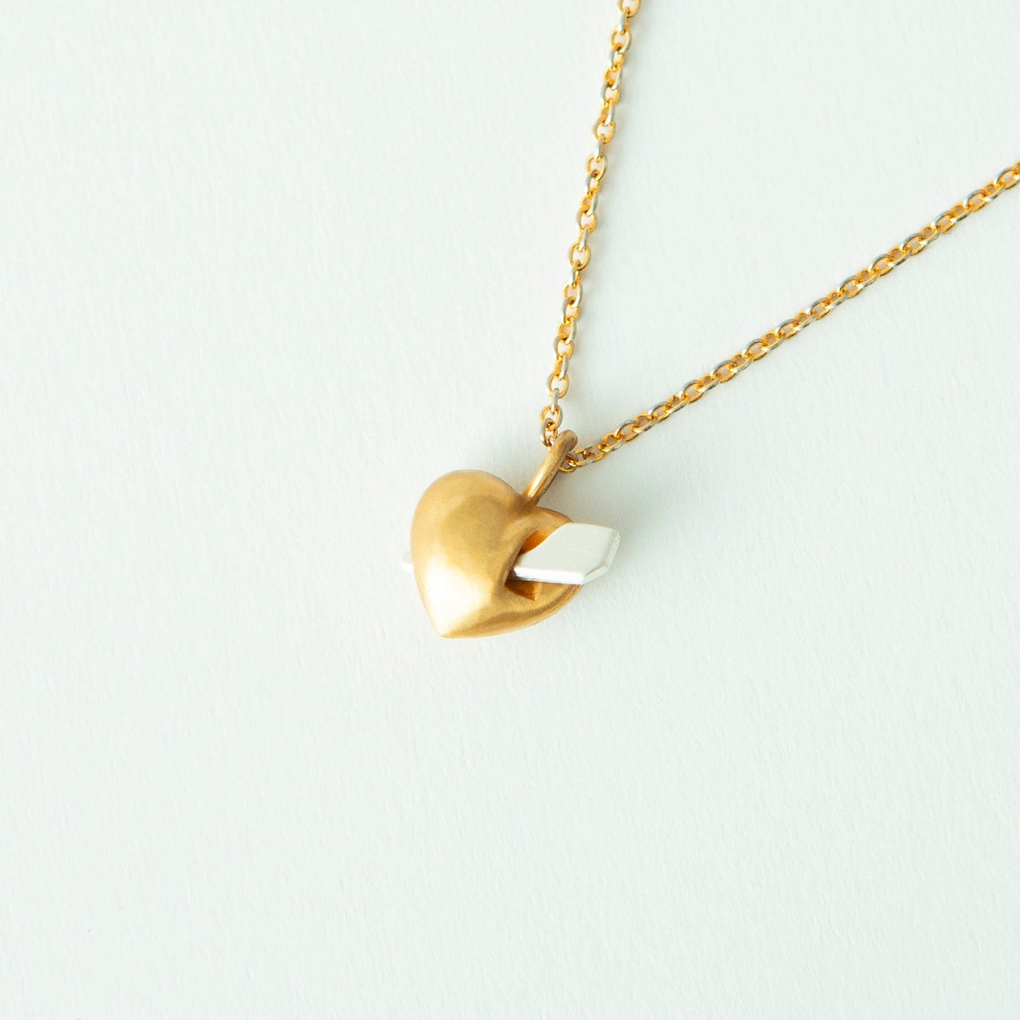 “Heart of glass” - Necklace〈Gold Series〉