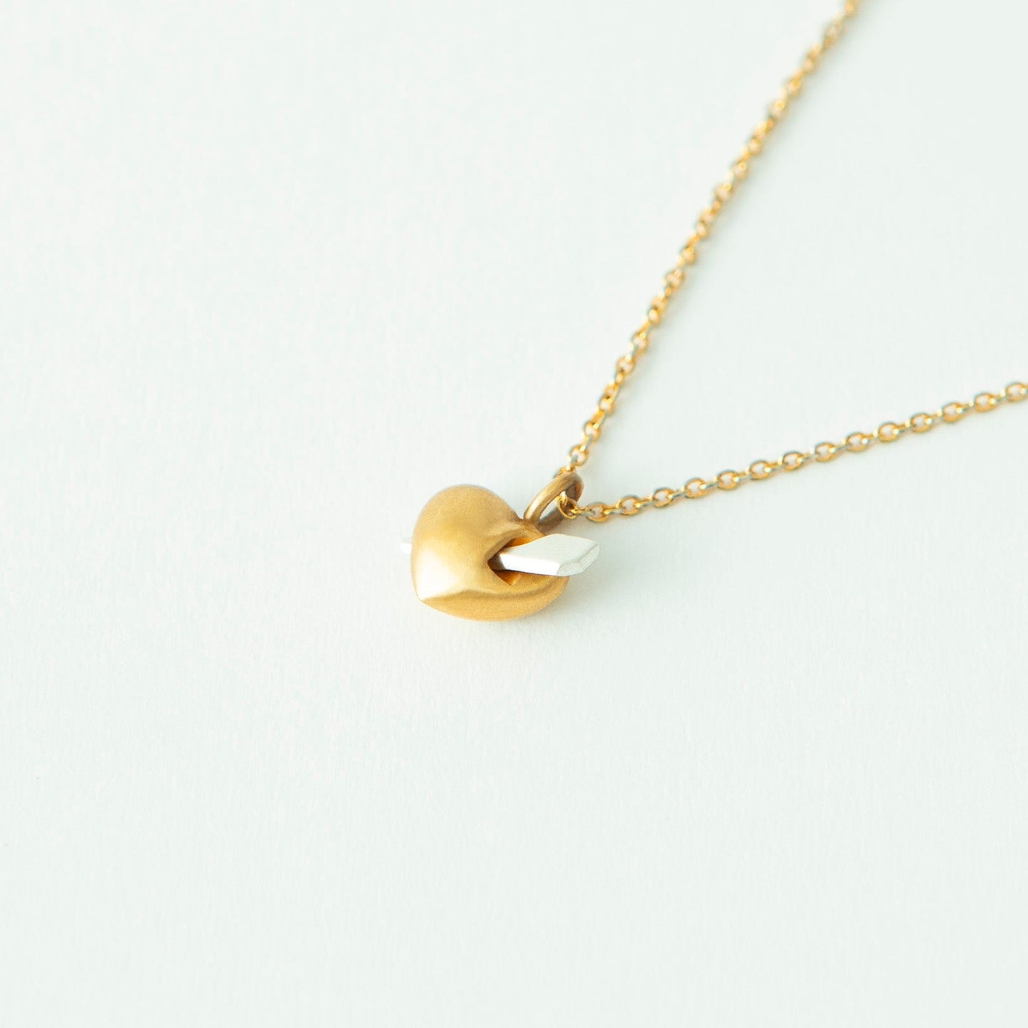“Heart of glass” - Necklace〈Gold Series〉