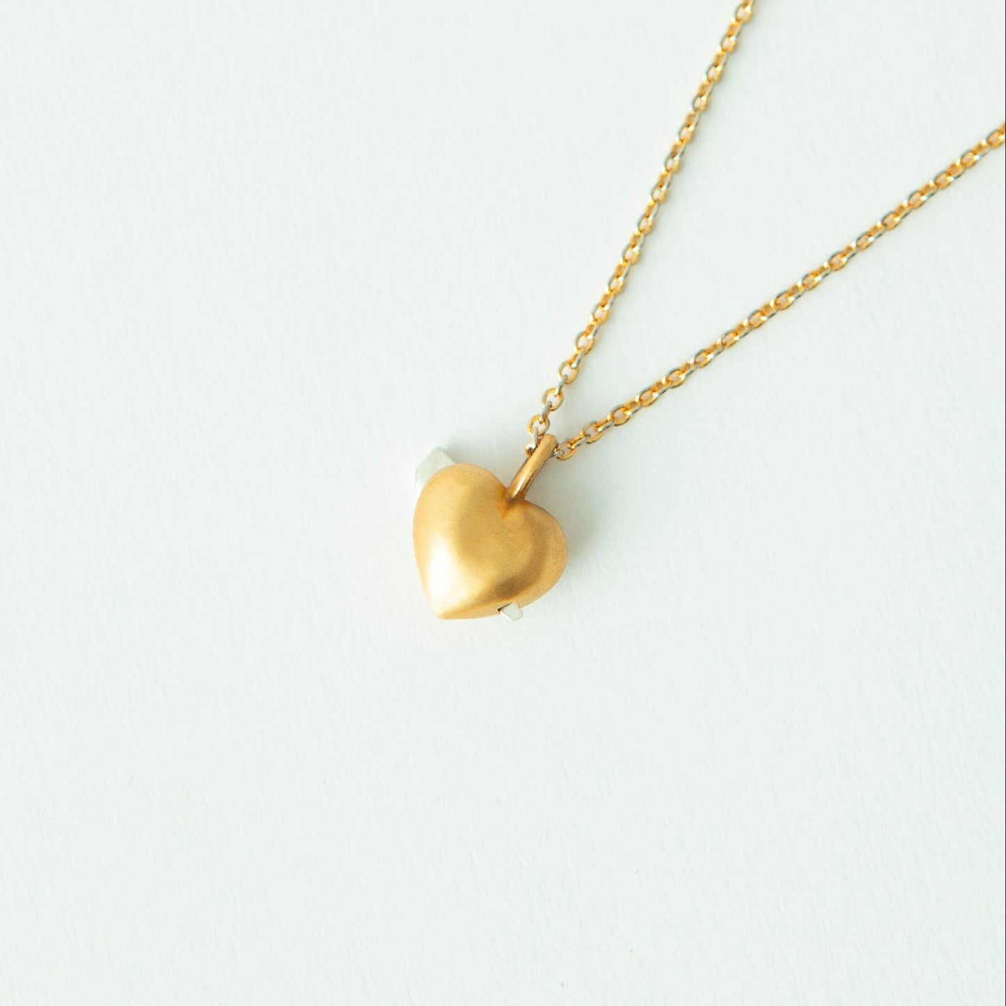 “Heart of glass” - Necklace〈Gold Series〉