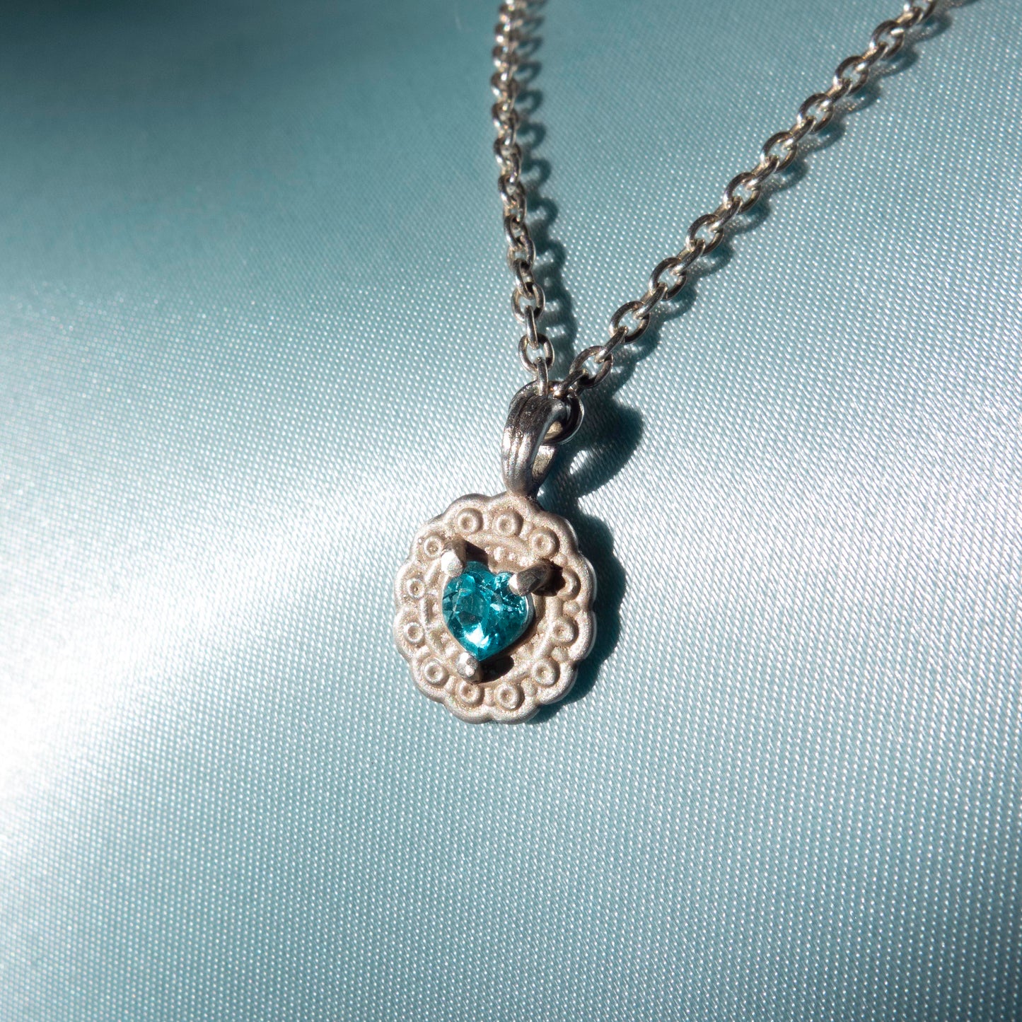 "Hold Innocence -Blue Topaz-" - Necklace
