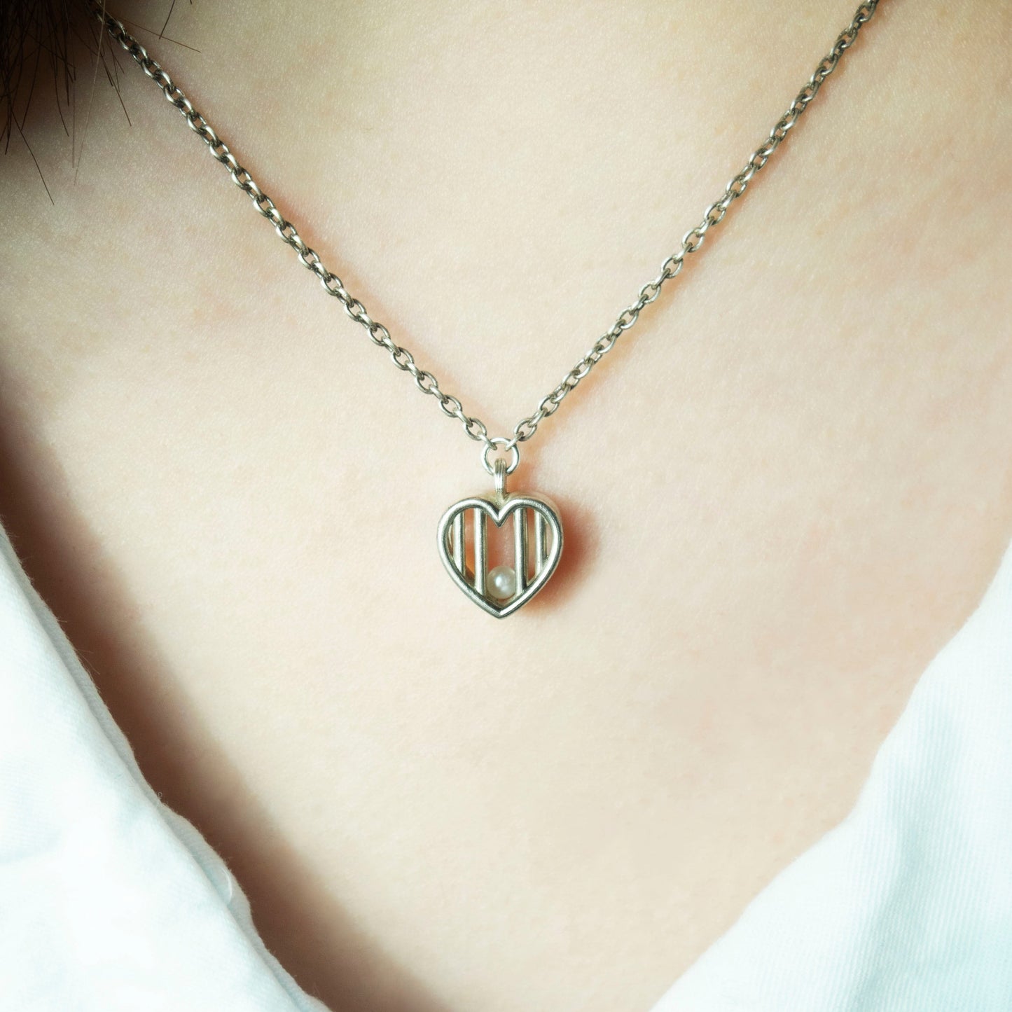 "Heart of Secret -Pearl-" - Necklace