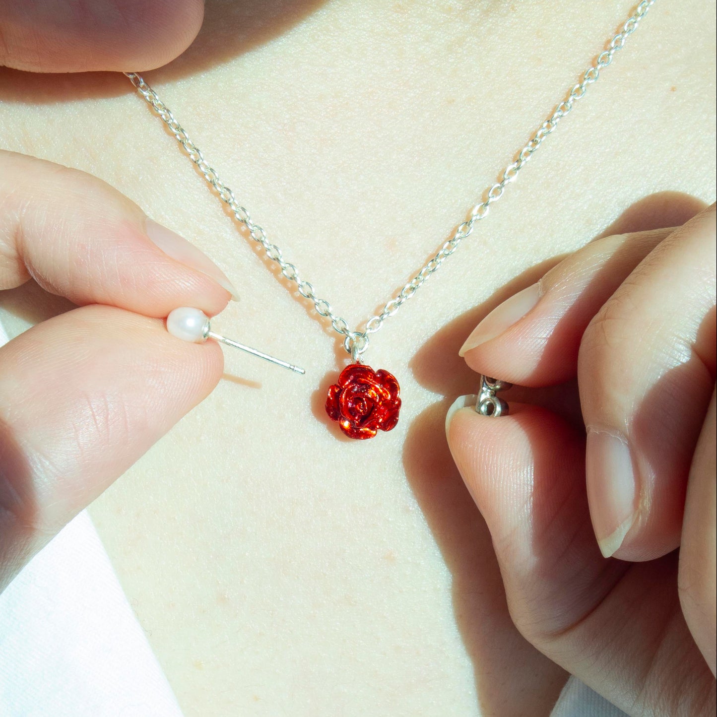 "Through the Heart" - Necklace&amp;Pierce
