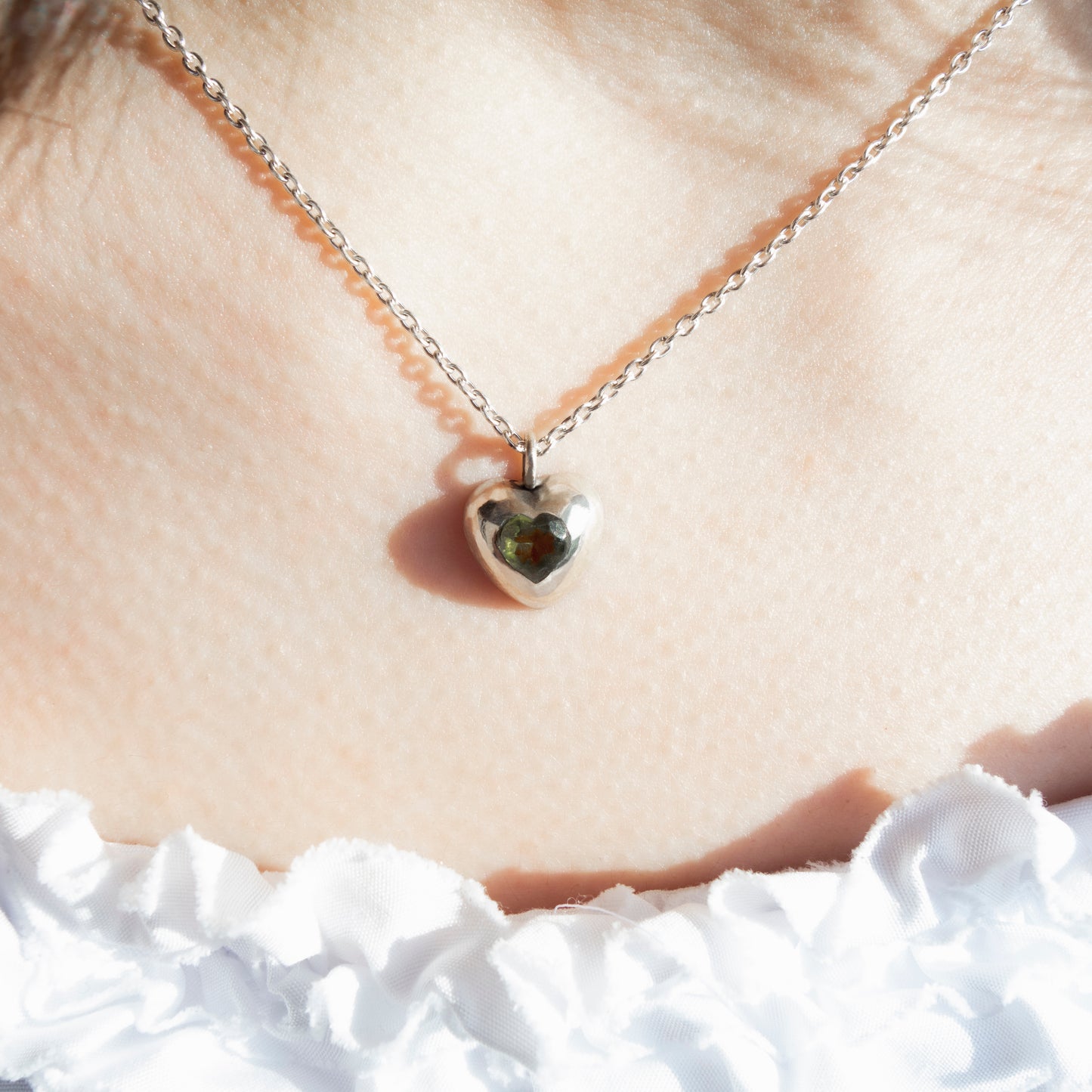 "Heart of Kind -Peridot-" - Necklace