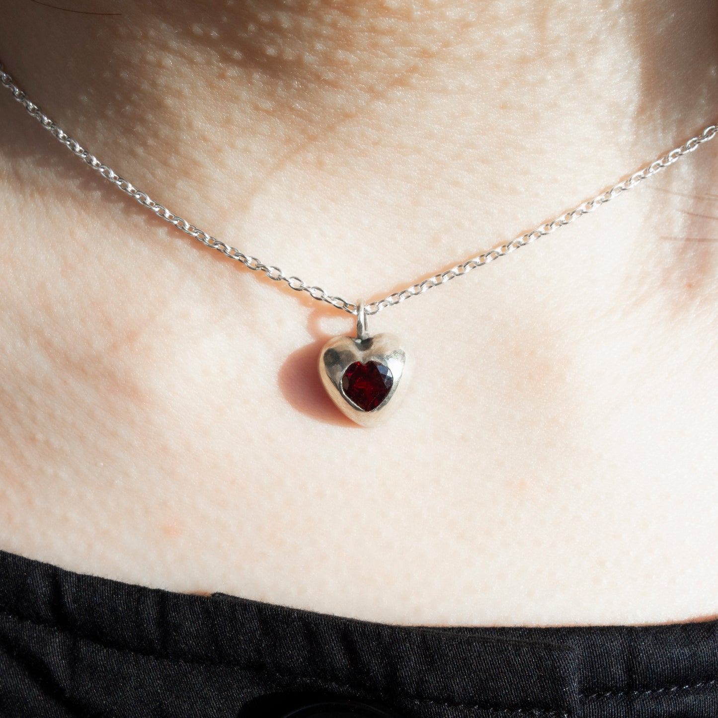 "Heart of Kind -Garnet-" - Necklace